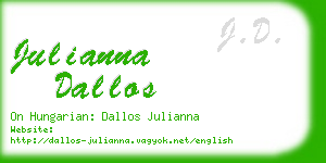 julianna dallos business card